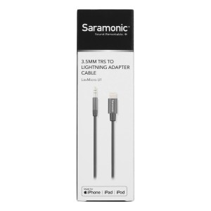 میکروفون یقه ای با سیم سارامونیک مدل LavMicro U1A رابط Lightning